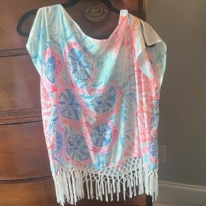 Lilly Pulitzer Pink and Orange Cover-Up